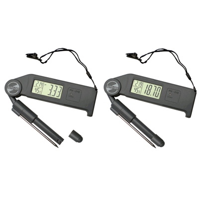 Складной pH-метр, термометр, гигрометр KL-010