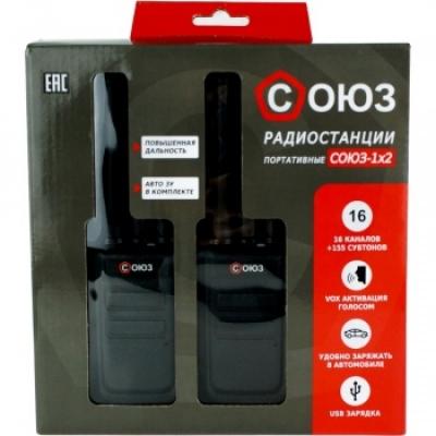 Рация СОЮЗ 1х2 шт. (черный)