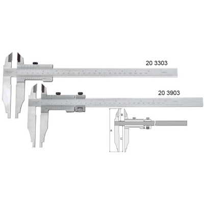 Штангенциркули Vogel двусторонние для мастерских