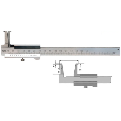 Штангенциркуль Vogel нониусный для измерения внутренних канавок