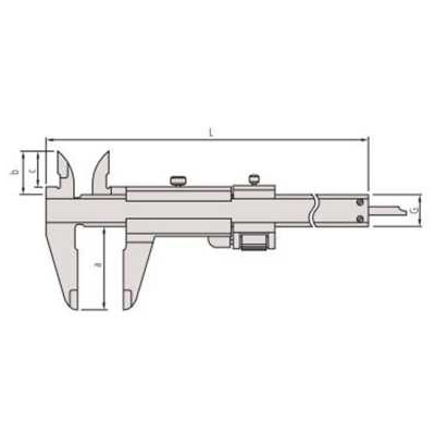 Штангенциркули нониусные с микроподачей