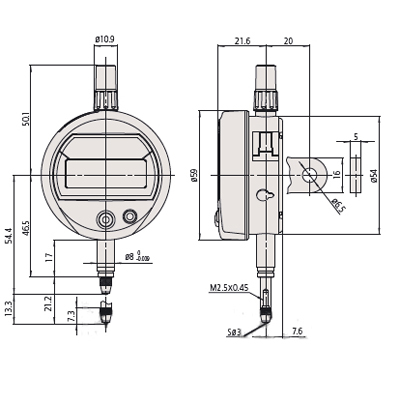 Индикаторы ABSOLUTE Digimatic ID-SS серия 543