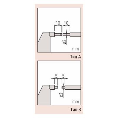 Микрометр 111-115 со ступенчатыми измерительными поверхностями