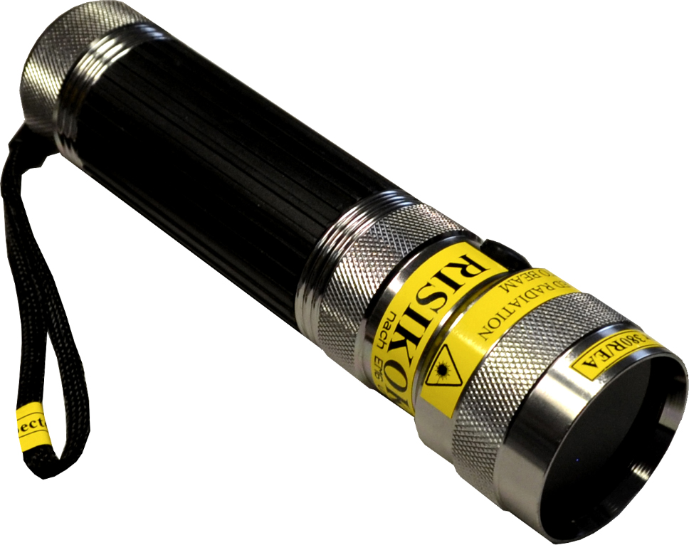 Портативный ультрафиолетовый фонарик на светодиодах UV-Inspector 380-R