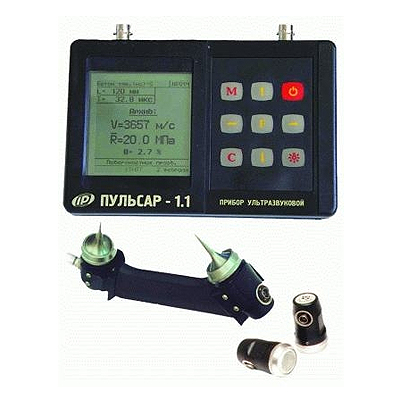 Ультразвуковой прибор для контроля прочности бетона ПУЛЬСАР-1.1