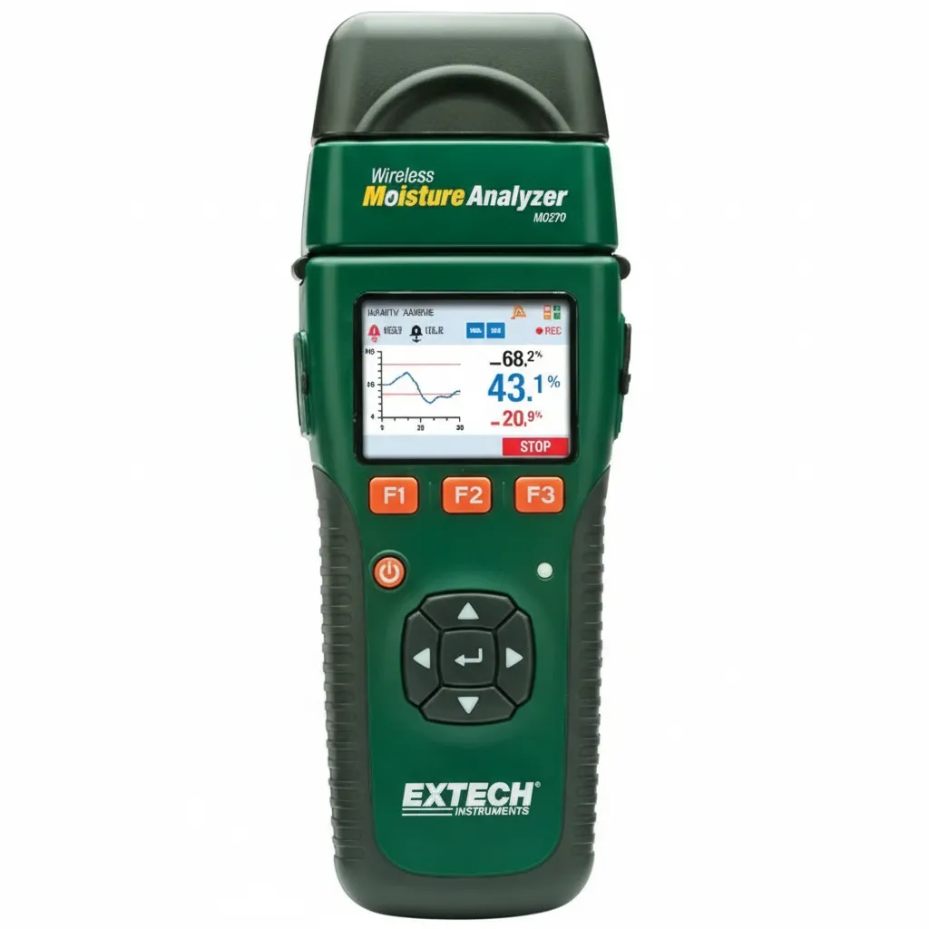 Extech MO270 — Беспроводной контактный/бесконтактный измеритель влажности (технологии METERLiNK/BlueTooth)