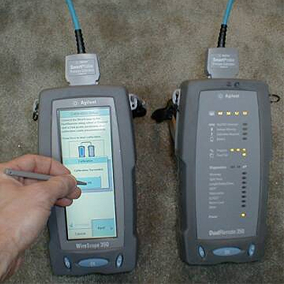 Переносной тестер кабеля WireScope 350