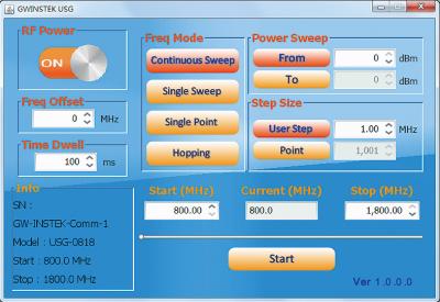 Портативный USB ВЧ генератор USG-3044