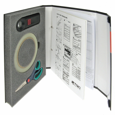 Набор с лентой для оценки степени запыленности поверхности TQC SP3200 Dust Test Kit