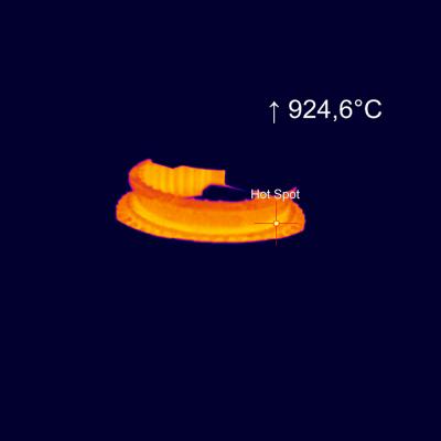 Ультракомпактная инфракрасная камера optris PI 1M коротковолнового диапазона для бесконтактного измерения температуры поверхностей металлов