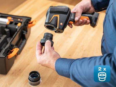 Тепловизор Testo 883 с 2 объективами и принадлежностями комплект